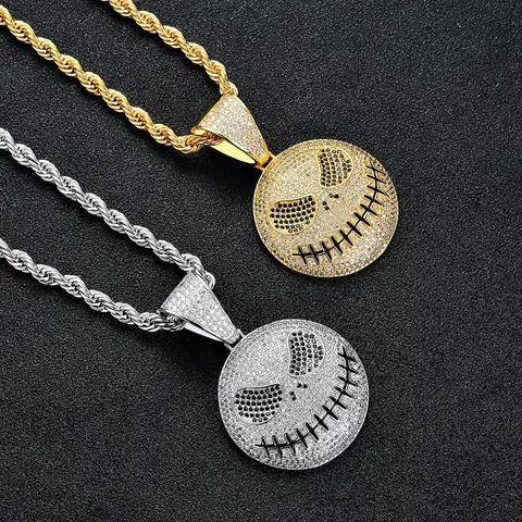 Jack Skellington Pendant Necklace Set