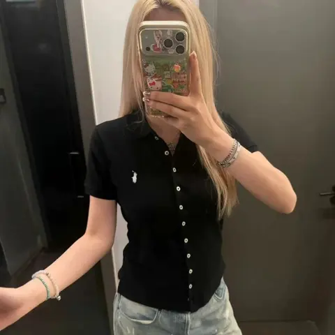 Ralph Lauren Black Polo Shirt