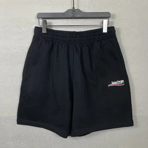 Balenciaga Black Logo Shorts