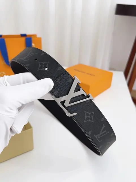 Louis Vuitton Monogram Belt with LV Buckle