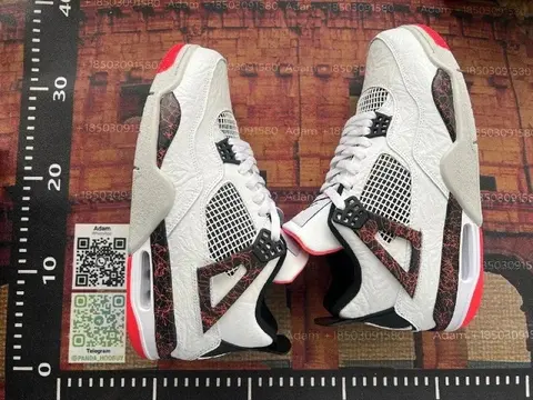 Air Jordan 4 Retro White Red
