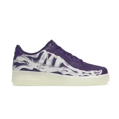 Nike Air Force 1 Low Purple Skeleton Print
