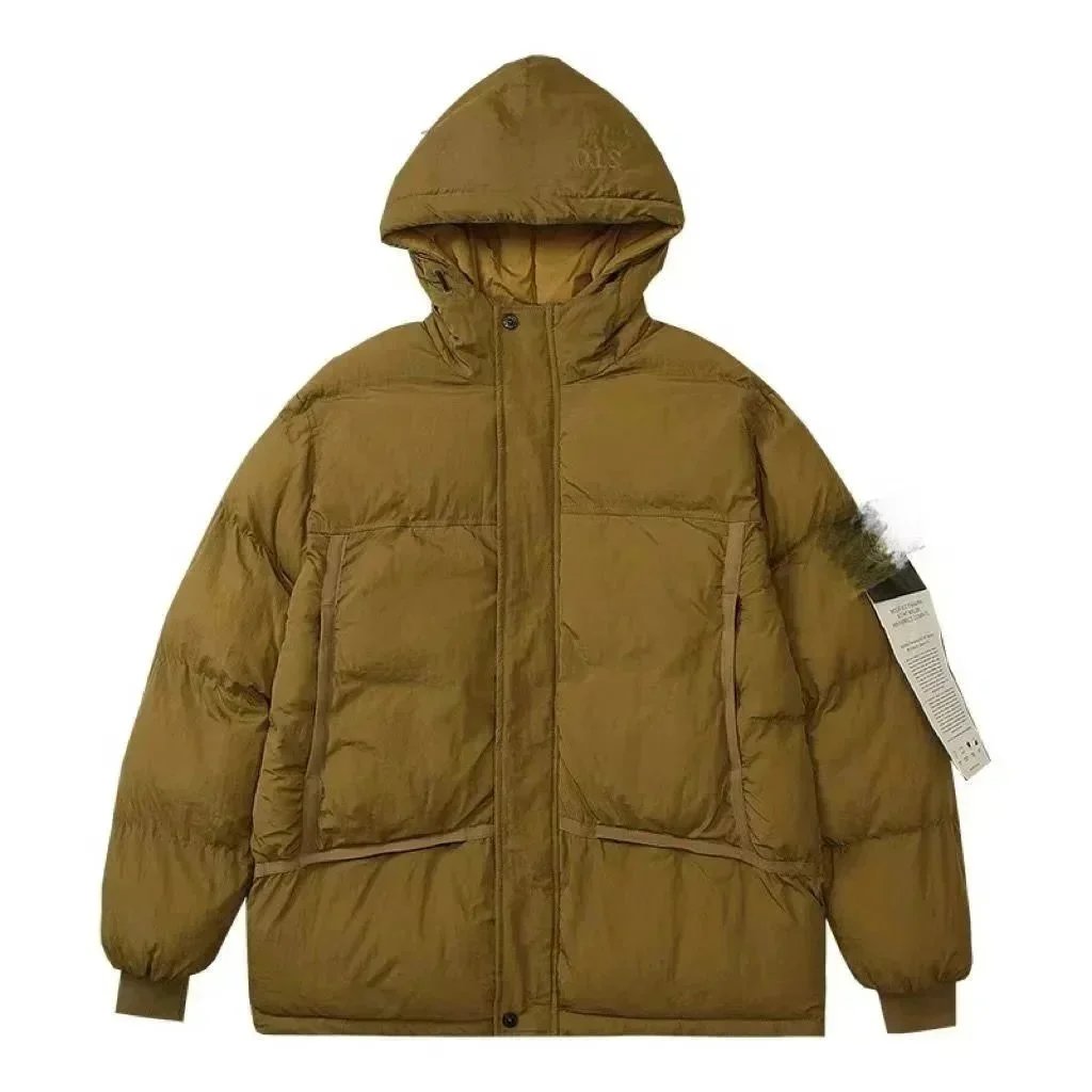 羽绒服深黄色9