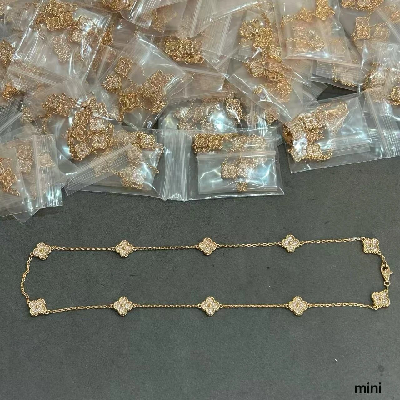 十花-迷你满钻玫瑰金
