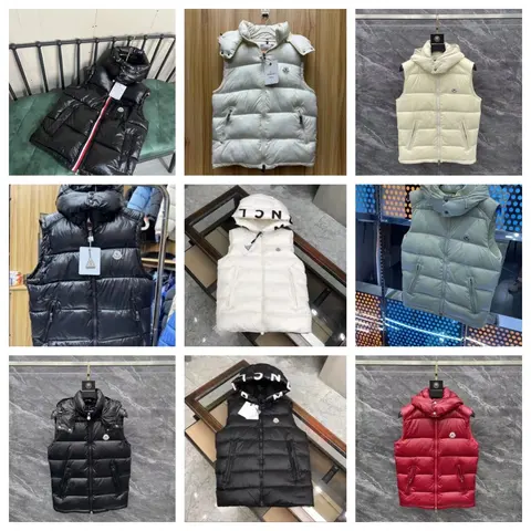 Moncler Down Vests Collection