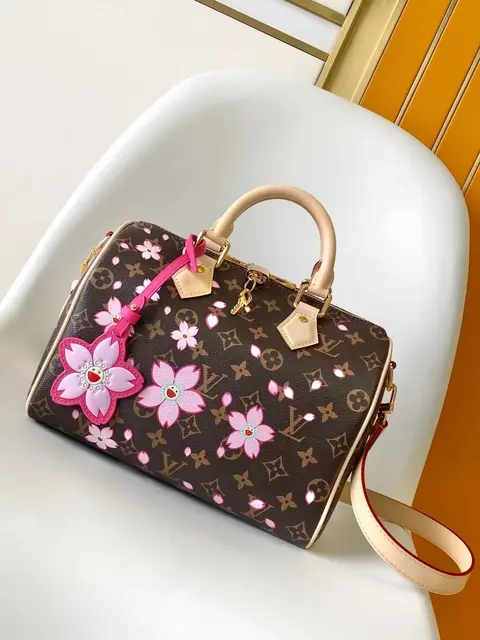 Louis Vuitton Monogram Cherry Blossom Speedy Bag