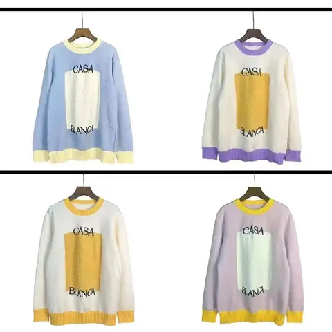 Casa Blanca Color Block Knit Sweater