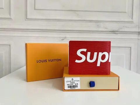 Supreme x Louis Vuitton Red Wallet