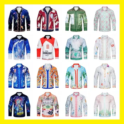 Casablanca 100's Collection Men's Printed Dress Shirts