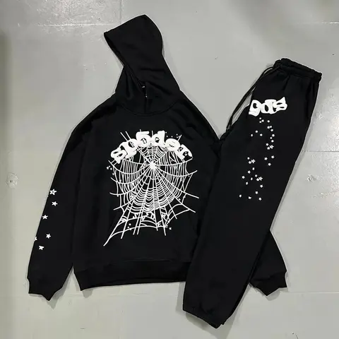 Spider Web Hoodie and Jogger Set