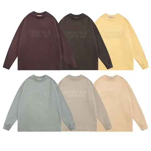 Fear of God Essentials Long Sleeve Crewneck Sweatshirts