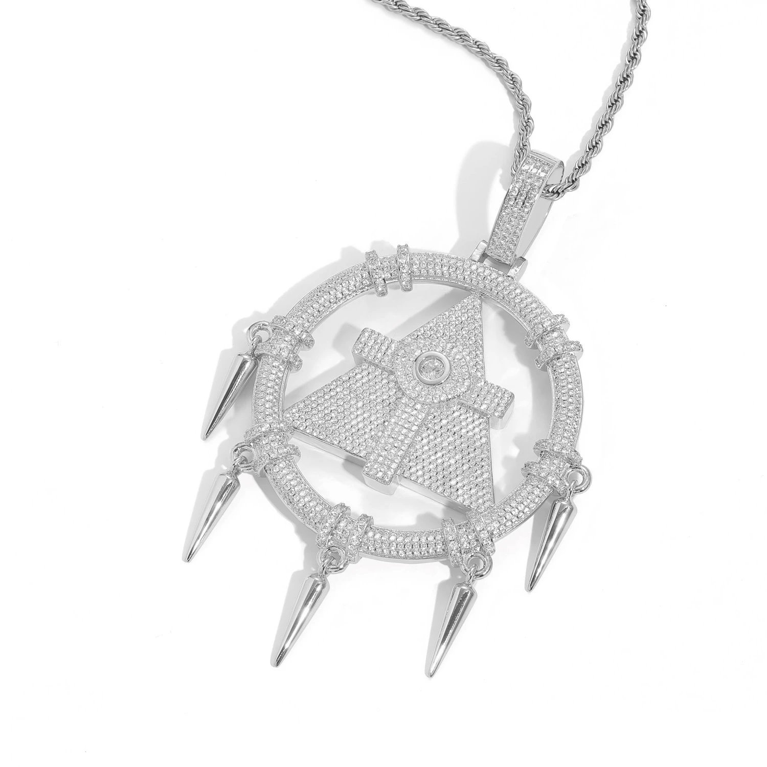 大号银色（3mm*60cm不锈钢麻花链）