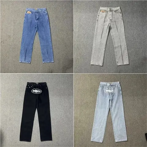Vintage Denim Jeans Collection - Blue, Grey, Black, and Light Wash Variants