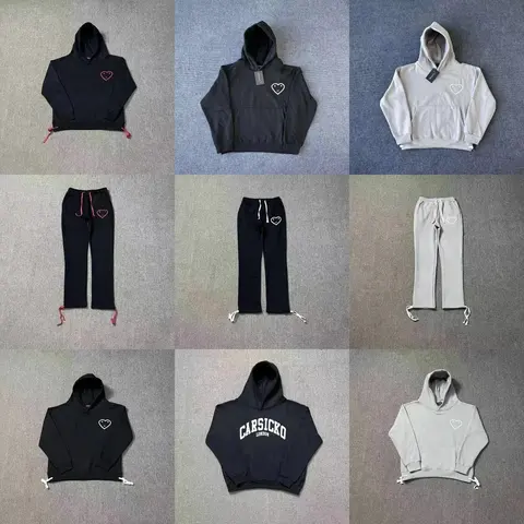 Carsicko London Heart Logo Hoodies and Sweatpants Collection