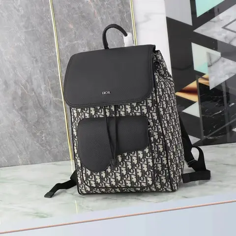 Dior Oblique Print Backpack