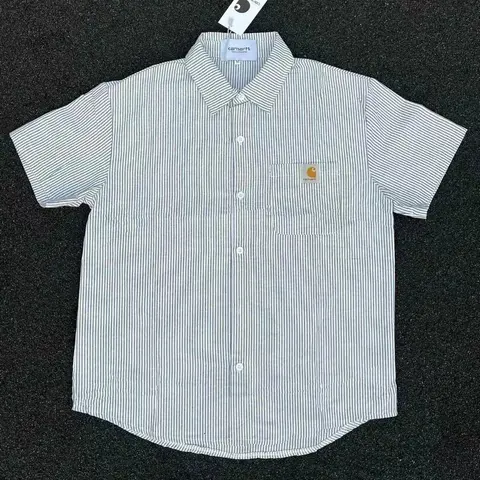 Carhartt Short Sleeve Striped Button-Up Shirt