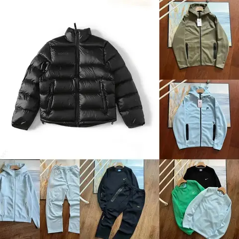 Nike NOCTA Collection - Puffer Jacket, Hoodie, Sweatpants, and Crewneck Set