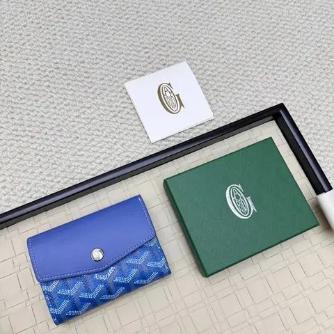 Ecoyard Blue Patterned Wallet with Logo