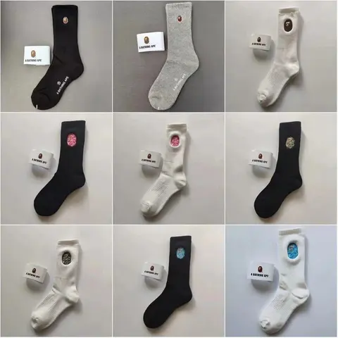 A Bathing Ape Logo Socks Collection