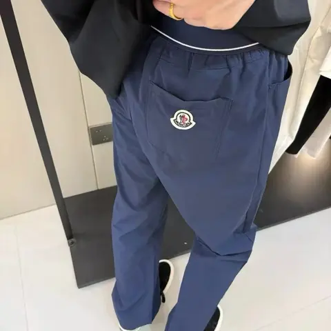 Moncler Navy Blue Track Pants