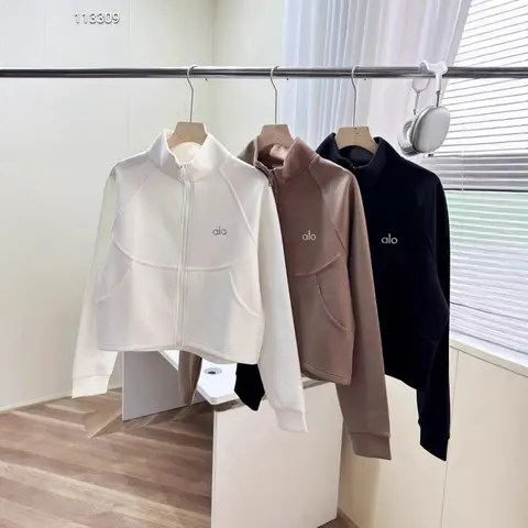 alo Yoga Zip-Up Sweatshirt Collection