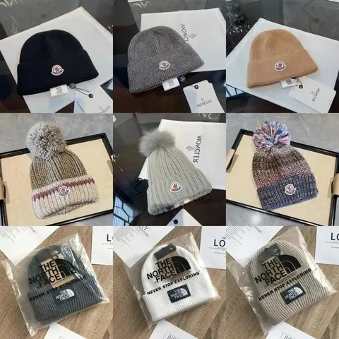 Moncler and The North Face Beanies Collection