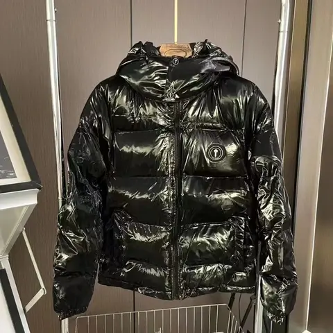 Moncler Black Hooded Puffer Jacket