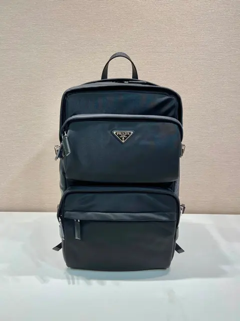 Prada Black Nylon Backpack