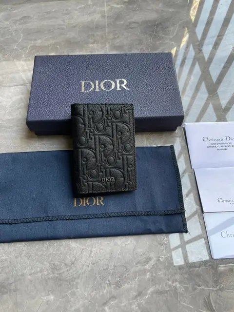 Dior Oblique Leather Wallet