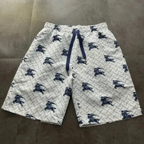 Burberry Equestrian Knight Print Swim Shorts