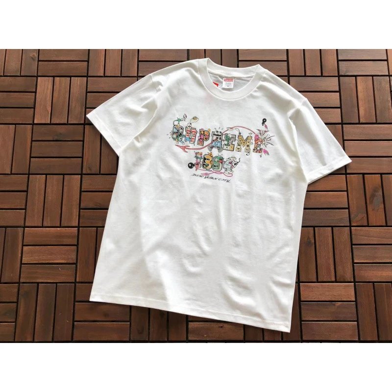 B382  24 VARSITY TEE白色