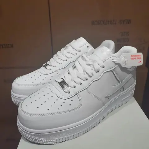 Nike Air Force 1 White Leather Sneakers