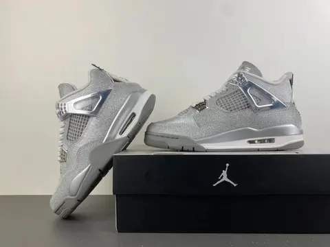 Air Jordan 4 Silver Metallic