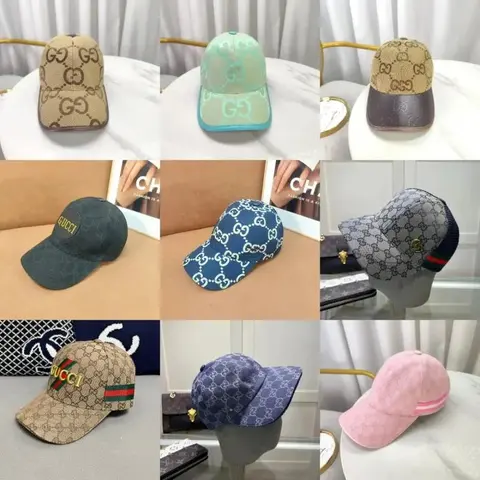 Gucci GG Logo Baseball Caps Collection