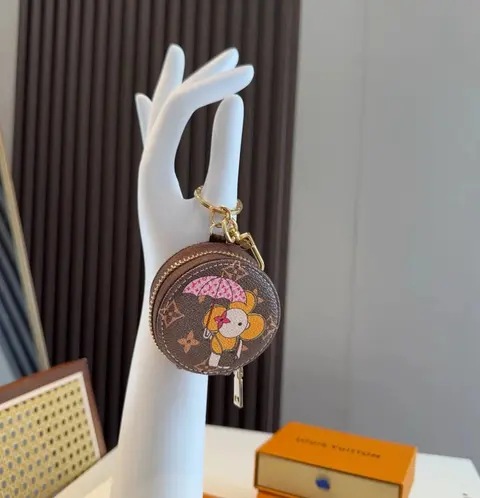 Louis Vuitton x Sanrio Monogram Coin Purse with Hello Kitty Design
