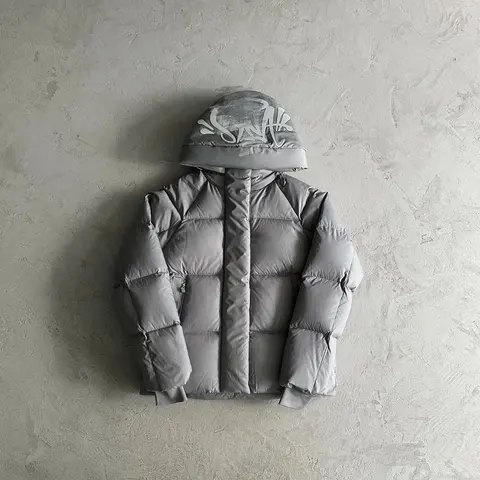 Moncler x Supreme Gray Down Jacket