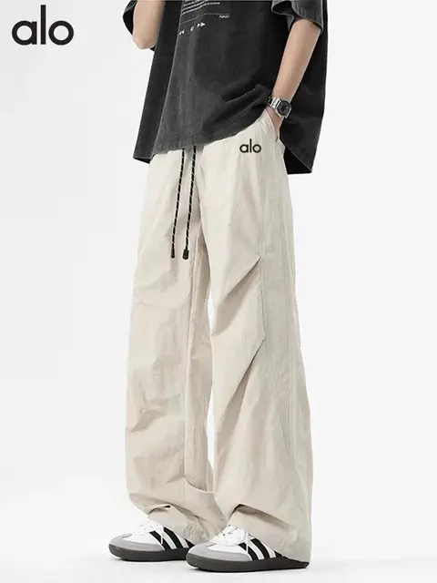 alo Wide Leg Drawstring Pants