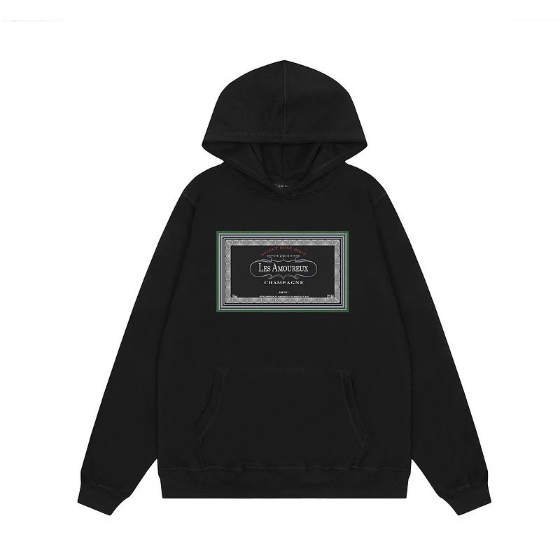 07黑色连帽卫衣