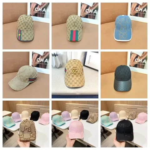 Gucci GG Logo Baseball Caps Collection