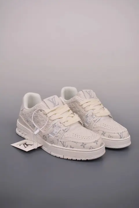 Louis Vuitton White Monogram Sneakers