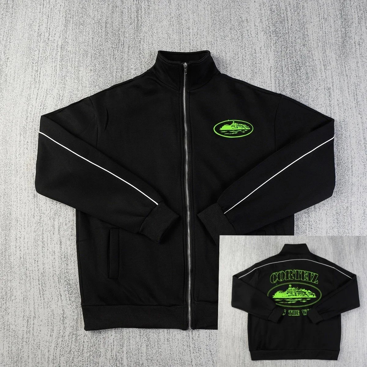 8102黑绿【Hoodie】
