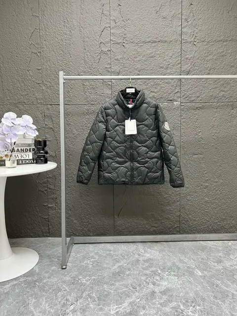Moncler Black Quilted Down Jacket