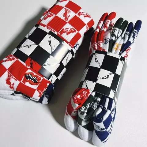 Checkerboard Pattern Socks Collection