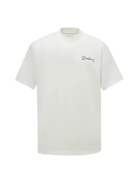 Burberry Embroidered Logo T-Shirt