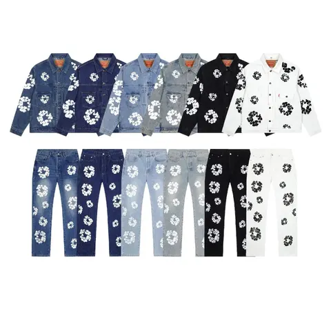 Levi's Floral Denim Jacket and Jeans Collection