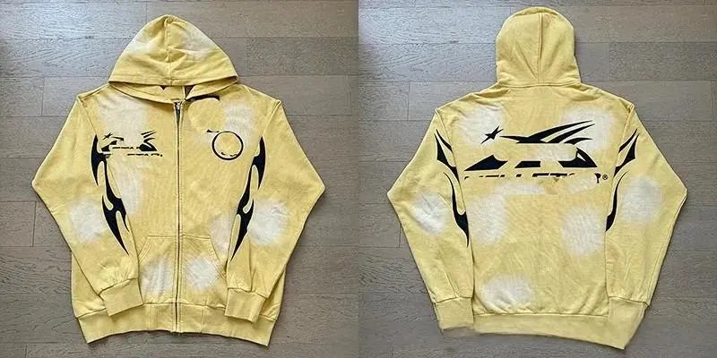2018黄色拉链外套