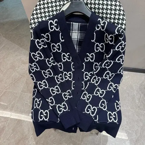 Gucci GG Monogram Knit Cardigan