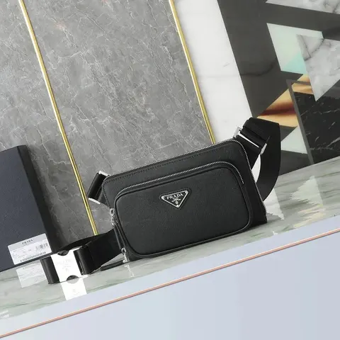 Prada Black Nylon Crossbody Bag