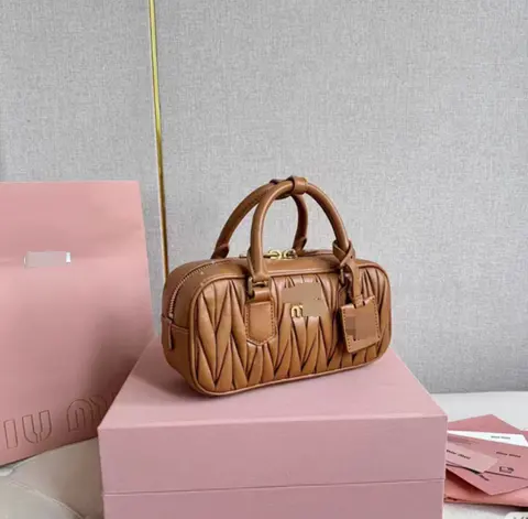 Miu Miu Matelassé Leather Handbag