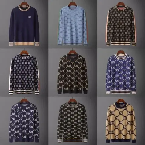 GG Logo Pattern Knit Sweaters Collection